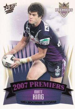 2007 Select Premiers Melbourne Storm #PC11 Matt King Front